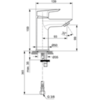 Ideal Standard Tesi A6559AA Смеситель для раковины однорычажный