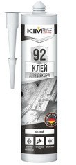 Клей KIM TEC 92 (жидкие гвозди) белый, для декора, 280 мл