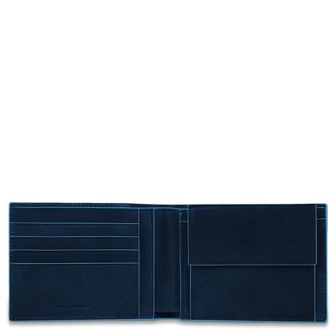 Кошелек мужской Piquadro Blue Square PU257B2R/BLU2, синий, кожа натуральная