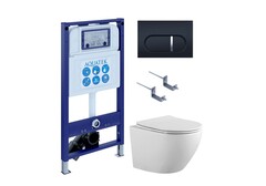 Aquatek SET Aquatek ЕВРОПА-045 4в1 SET Aquatek ЕВРОПА-045 4в1 (рама Aquatek INS-0000025 +крепление KKI-0000002 +кнопка KDI-0000045 +унитаз AQ1901-00 +тонкое сиденье sc) фото