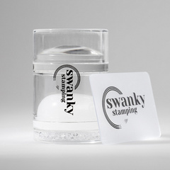 Swanky Stamping, Штамп прозрачный, силиконовый, двойной (4 см)