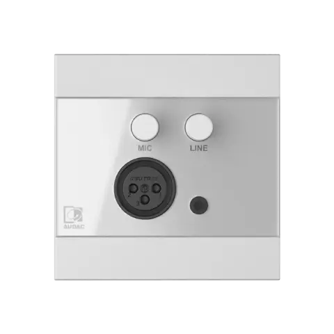 Настенная панель подключения Audac WP210/W