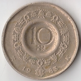 K8615, 1983, Норвегия, 10 крон K8615, 1983, Норвегия, 10 крон