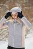 Женская тренировочная куртка с капюшоном Nordski Hybrid Warm grey - 2