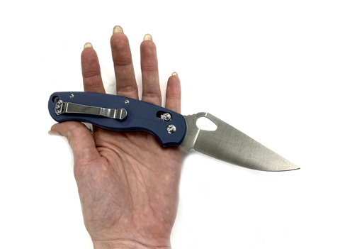 Нож Ganzo G729 серый, G729-GY (Spyderco)