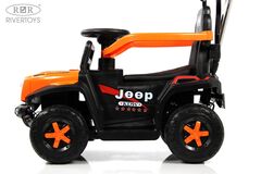 Толокар-электромобиль Jeep G003GG с родительской ручкой и пультом