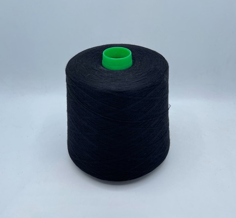 Zegna Baruffa (пр.Италия),art-New Cashmere , 2/48 2400м/100 гр. 100% Кашемир, цвет-Черный ,арт-27670