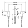 Duravit C11060003010 Смеситель для раковины на 3 отверстия