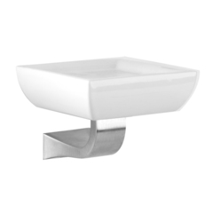 Gessi Mimi 33202#149 Мыльница подвесная керамическая, цвет: Finox/белый фото