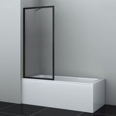 WasserKRAFT Abens 20W01-80MB Шторка для ванны, цвет: чёрный фото