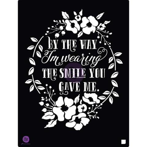 Трафарет Prima Marketing Stencil 20,3х25,4 см - Smile