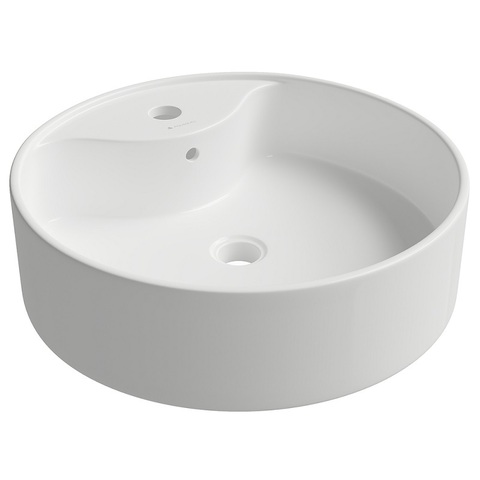 Aqueduto Espiral ESP0610 Раковина накладная круглая, 46x46, цвет: белый глянцевый