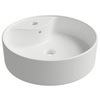 Aqueduto Espiral ESP0610 Раковина накладная круглая, 46x46, цвет: белый глянцевый
