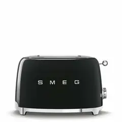 Тостер на 2 ломтика Smeg TSF01BLEU, 950 Вт, черный глянцевый Тостер на 2 ломтика Smeg TSF01BLEU, 950 Вт, черный глянцевый