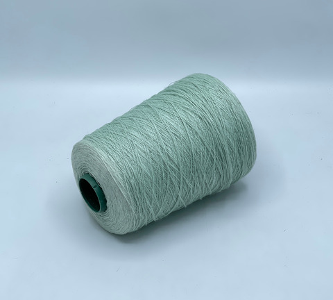Бобинная пряжа, Linen, 1/960 960м, 100% Лен, Светло-зеленый. 40761
