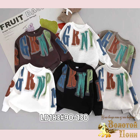 Свитшот хлопок м (3-7) 260717-LY2003