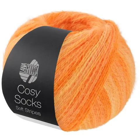 Пряжа Lana Grossa Meilenweit 100 Cosy Socks Soft Stripes 112