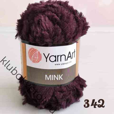 YARNART MINK 342, Темный сливовый
