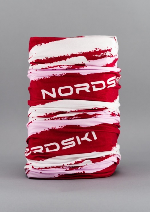 Nordski Stripe многофункциональный баф бордо