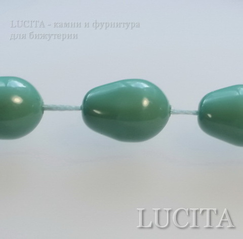 5821 Хрустальный жемчуг Сваровски Crystal Jade грушевидный 11х8 мм