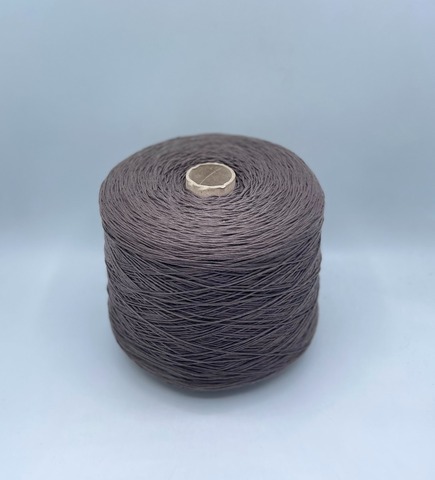 Бобинная пряжа (пр.Италия), art.Cotone, 350м/100 гр. 100%Хлопок, цвет-Коричневый тауп , арт.34798