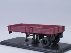 Semitrailer ODAZ-885 dark-red Start Scale Models (SSM) 1:43
