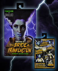 Коллекционная фигурка NECA Universal Monsters x TMNT: Ultimate April as Bride of Frankenstein