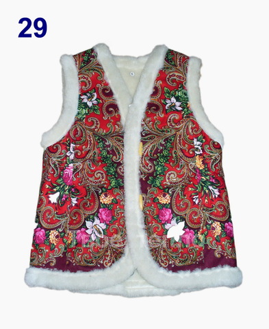 Жилет из платка утепленный SALE