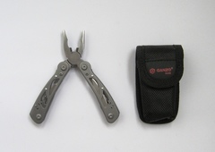Мультитул Ganzo G104S, 72 мм, 11 функций, нейлоновый чехол