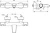 Ideal Standard Ceratherm Т25 A7544XG Настенный термостатический смеситель для ванны/душа