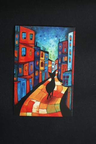 Кошка, гуляющая сама по себе