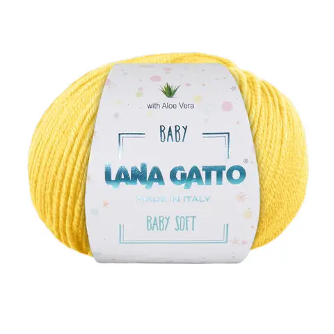 Пряжа Lana Gatto Baby soft 8437 мимоза