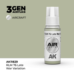 Акриловая краска AK Interactive RLM 76 Late War Variation 3GEN AIR, 18мл