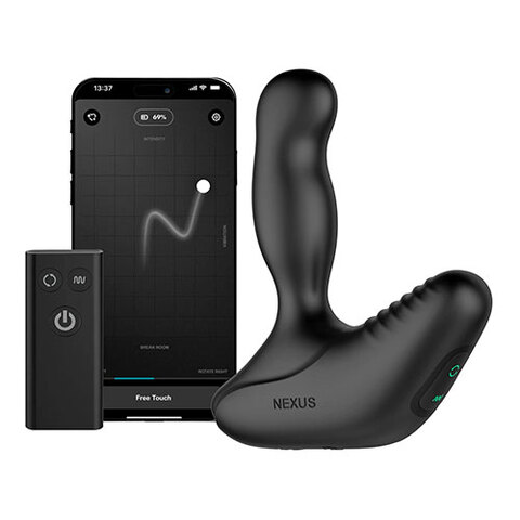 Вибромассажер простаты с вращающейся головкой NEXUS Revo Stealth