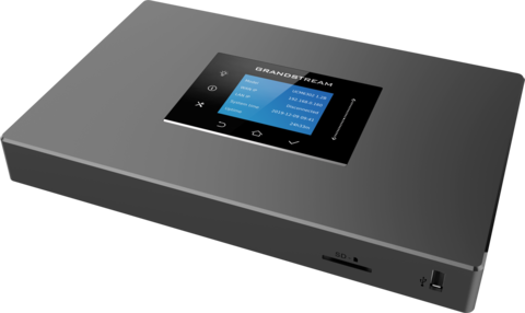 Grandstream UCM6301 - IP ATC. До 500 абонентов / 75 одновременных вызовов, до 75 участников в конф., до 12 FullHD участников в видеоконф., RemoteConnect, 1хFXS, 1xFXO, 1xWAN, 1xLAN, HA