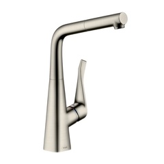 Hansgrohe 73812800 Смеситель для кухни с выдвижным изливом и лейкой фото