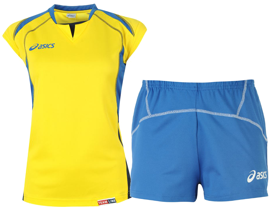 Форма волейбольная Asics Set Olympic Lady женская желтая - 3
