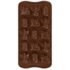 Форма для приготовления конфет choco winter силиконовая