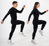 Элитный Тёплый Комплект термобелья Noname BodyFit Black для холодной погоды