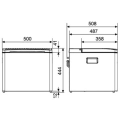 Абсорбционный (газовый) автохолодильник Dometic COMBICOOL ACX 40G (12V/220V/газ, 40л)
