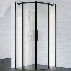 BelBagno Acqua ACQUA-R-2-100-C-NERO Душевой уголок, цвет: чёрный фото