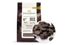 Шоколад  Barry Callebaut 54,5% темный в галетах 200 гр