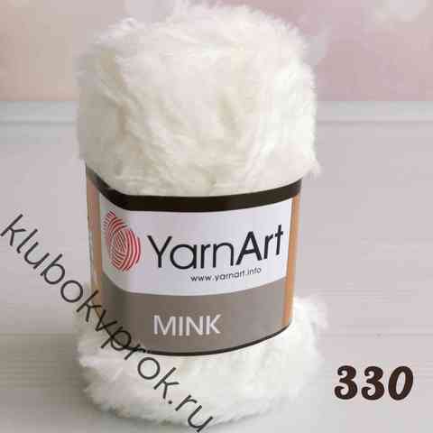 YARNART MINK 330, Белый
