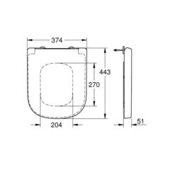 Сиденье для унитаза с микролифтом Grohe Euro Ceramic 39330001