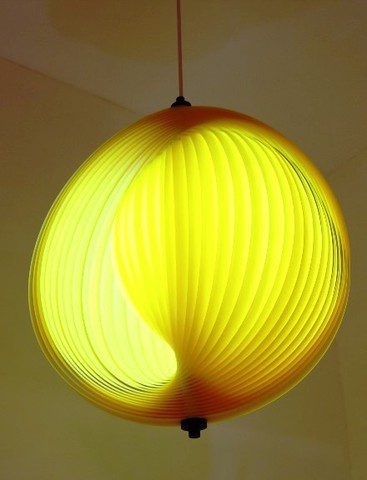 Люстра Verner Panton Moon (желтая)