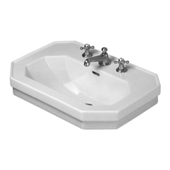 Duravit 1930 Series 438700030 Раковина с перел., и 3 отв. под смес., 70х50х Н: 20.5см, цвет: Белый фото