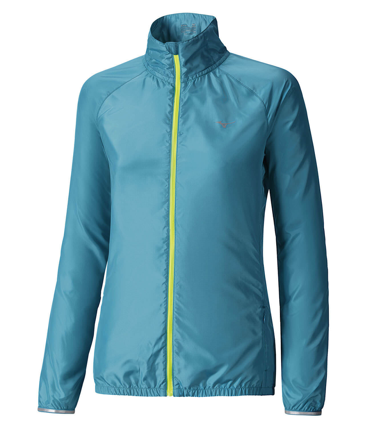 Куртка для бега женская Mizuno Impulse Impermalite синяя