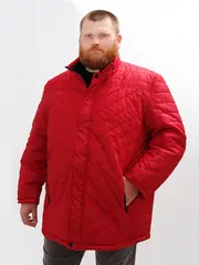 Куртка зимняя удлиненная Булат, красный