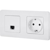 Розетка с заземлением - Legrand Inspiria - без шторок 16А 250В винтовые зажимы - белый — фото 14