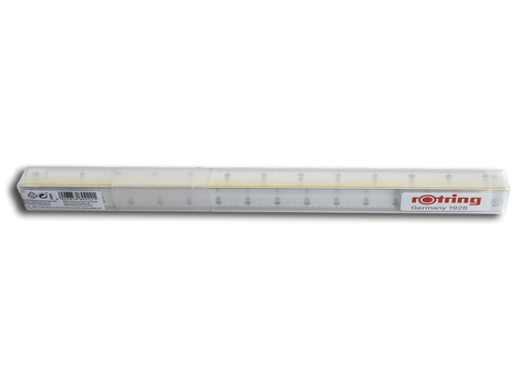Линейка Rotring Architect 4, масштабная (1 : 100; 1 : 200; 1 : 250; 1 : 300; 1 : 400 и 1 : 500), трёхгранная, пластиковая (S0220641)